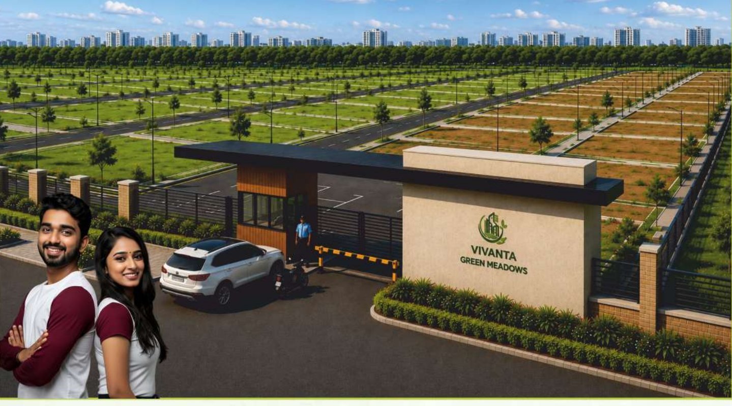 Entrance arch and gate at Vivanta Green Meadows