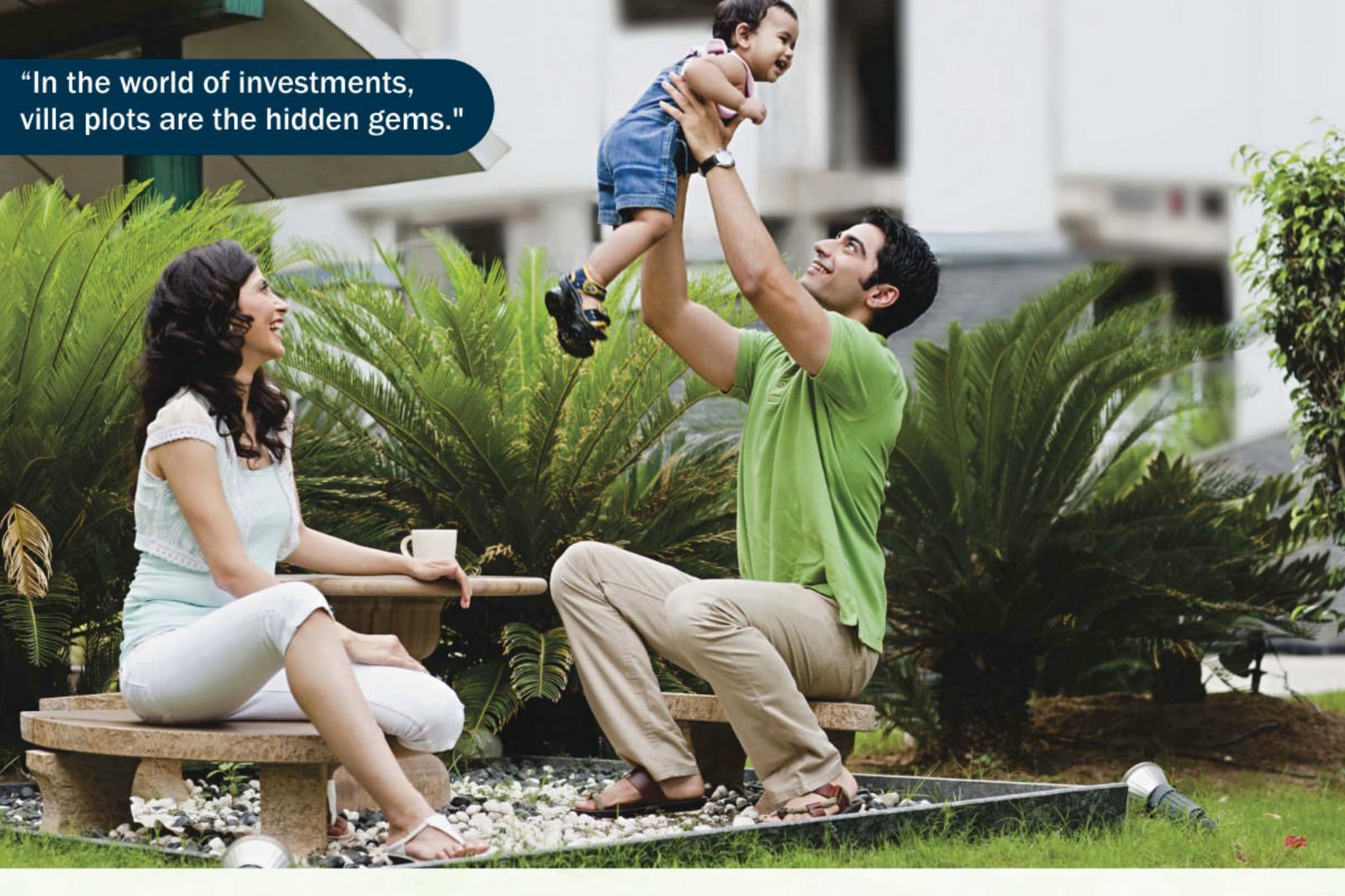 Landscaped open space at Vivanta Green Meadows